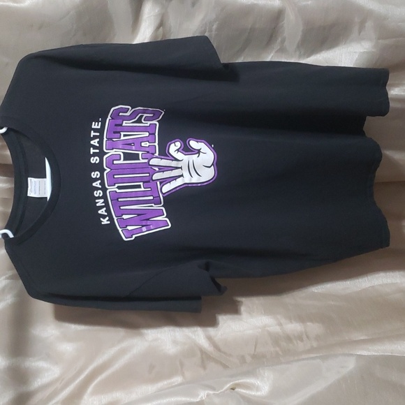 Source Unknown Other - Vintage Kansas State Wildcats T-Shirt; Black; Pre-Shrunk. Size XL. EUC
